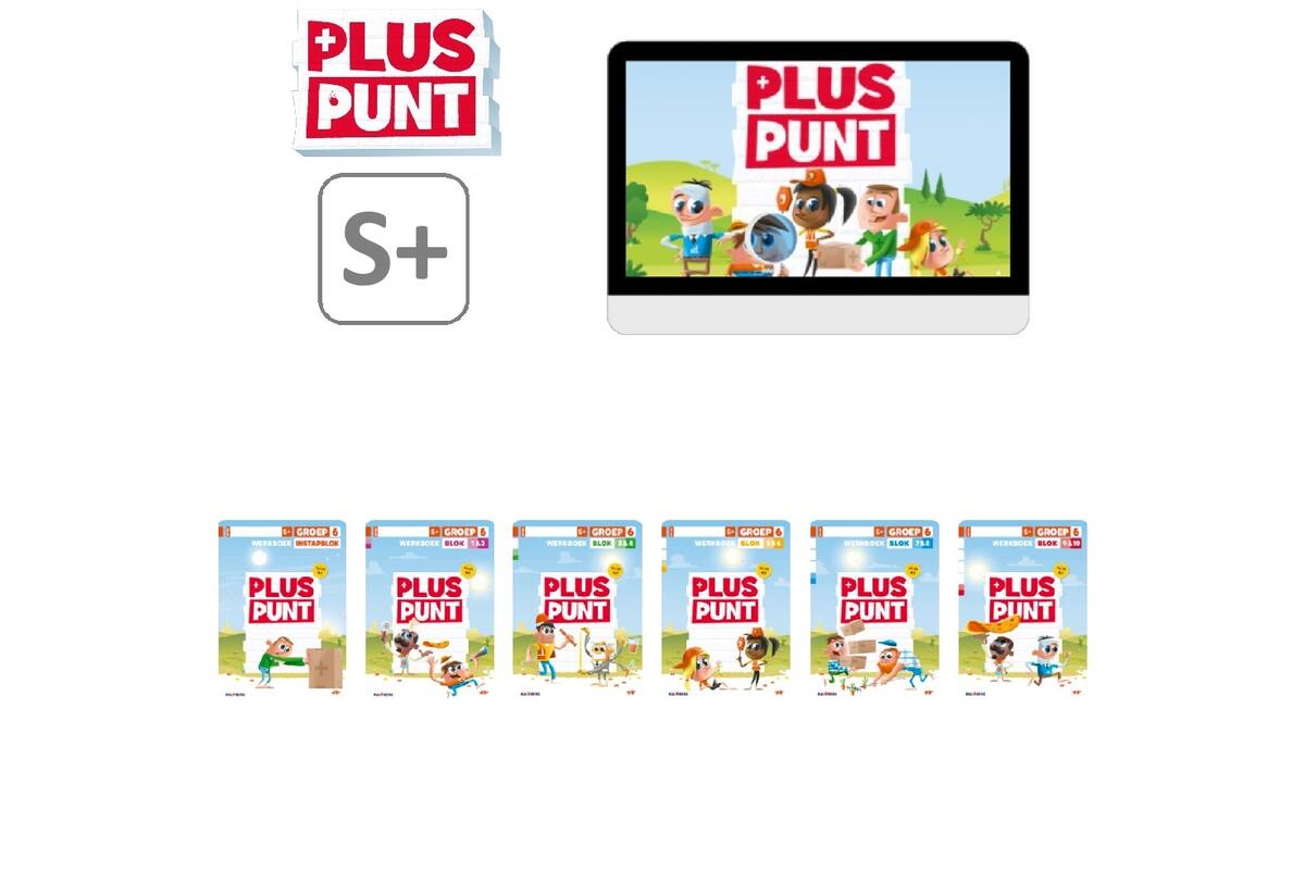 Pluspunt 4.1 Leerpakket S+ groep 6 - BASIS PAPIER / DIGITAAL OEFENEN & AUTOMATISEREN