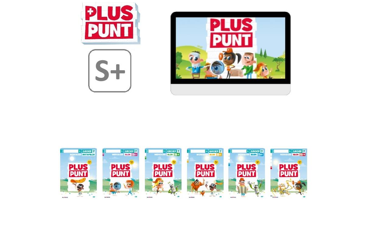 Pluspunt 4.1 Leerpakket S+ groep 7 - BASIS PAPIER / DIGITAAL OEFENEN & AUTOMATISEREN