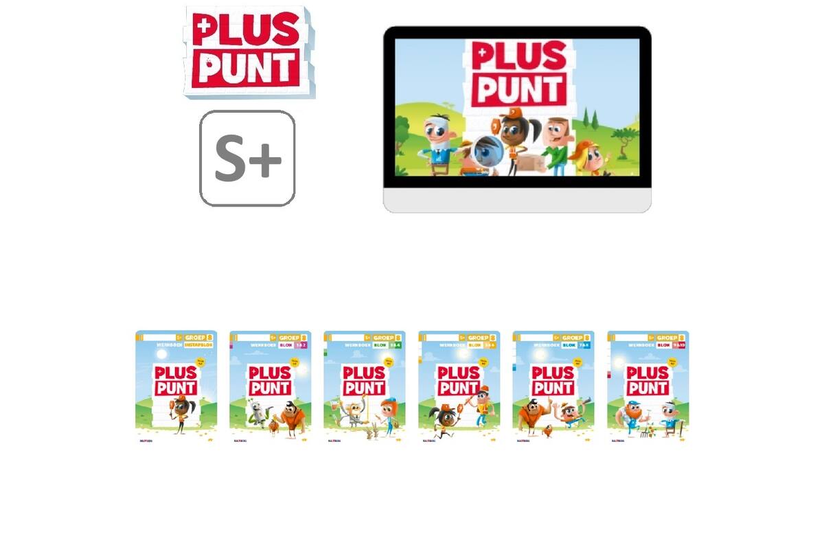 Pluspunt 4.1 Leerpakket S+ groep 8 - BASIS PAPIER / DIGITAAL OEFENEN & AUTOMATISEREN
