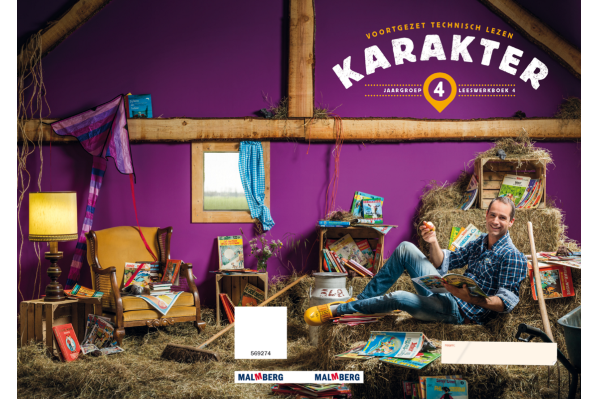 Karakter leeswerkboek 4 (AVI-E4) groep 4 (5 exemplaren)