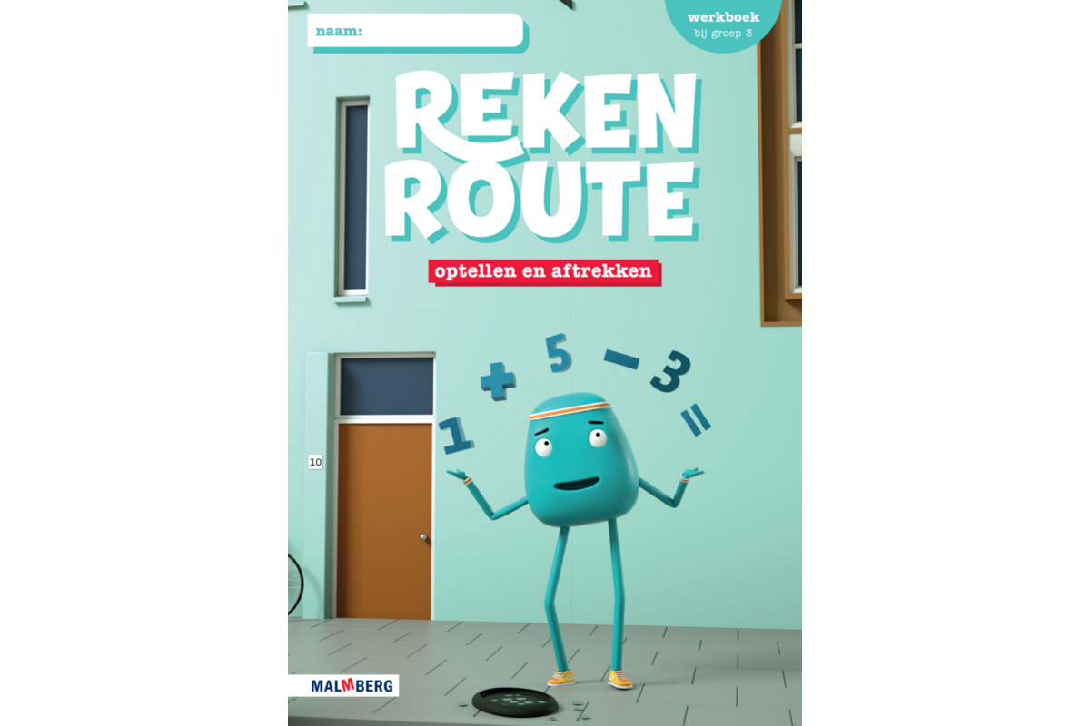 Rekenroute werkboek Optellen en aftrekken groep 3 (5 ex)