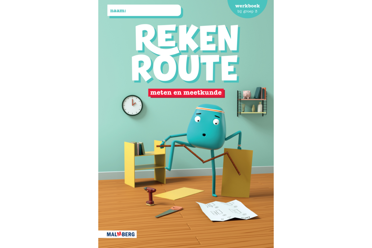 Rekenroute werkboek Meten en meetkunde groep 3 (5 ex)