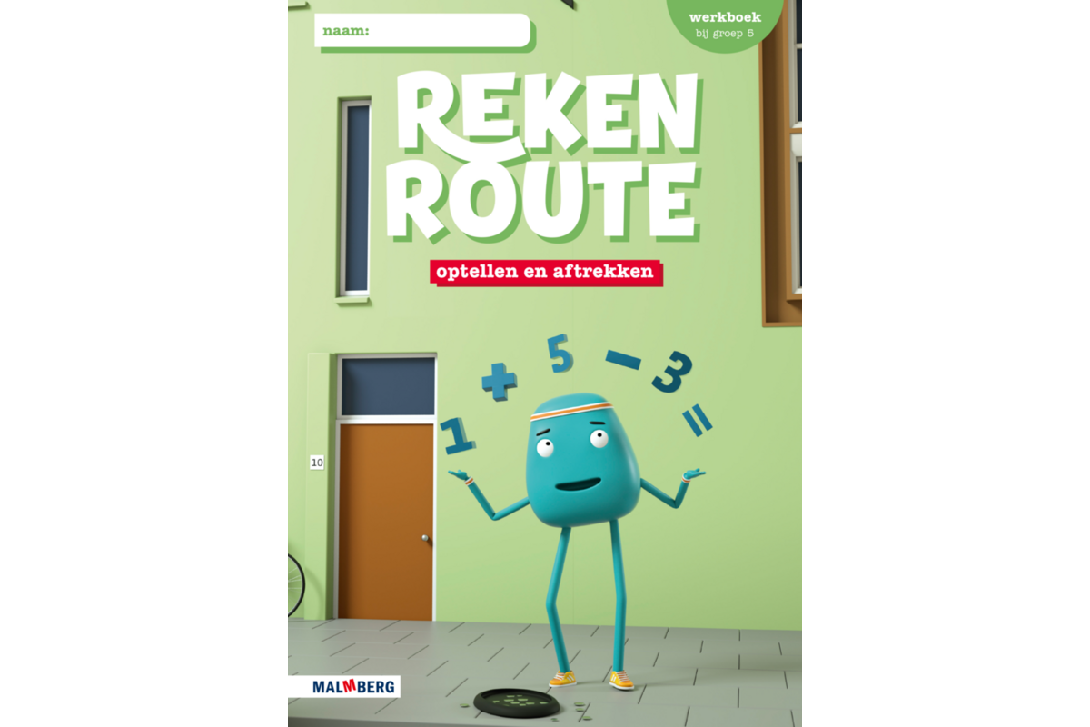Rekenroute werkboek Optellen en aftrekken groep 5 (5 ex)