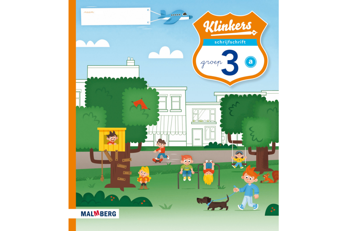 Klinkers verbonden schrift schrijfschrift A groep 3 (5 stuks)