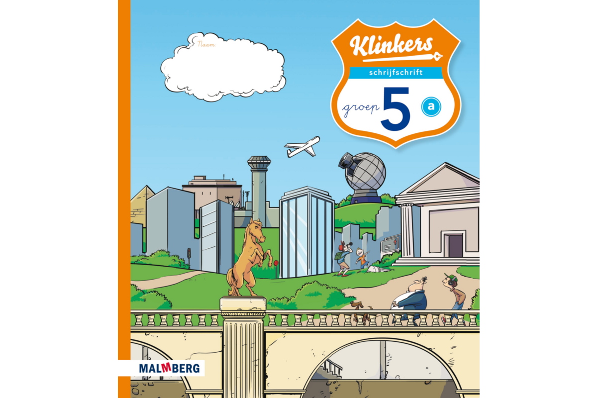 Klinkers verbonden schrift schrijfschrift A groep 5 (5 stuks)
