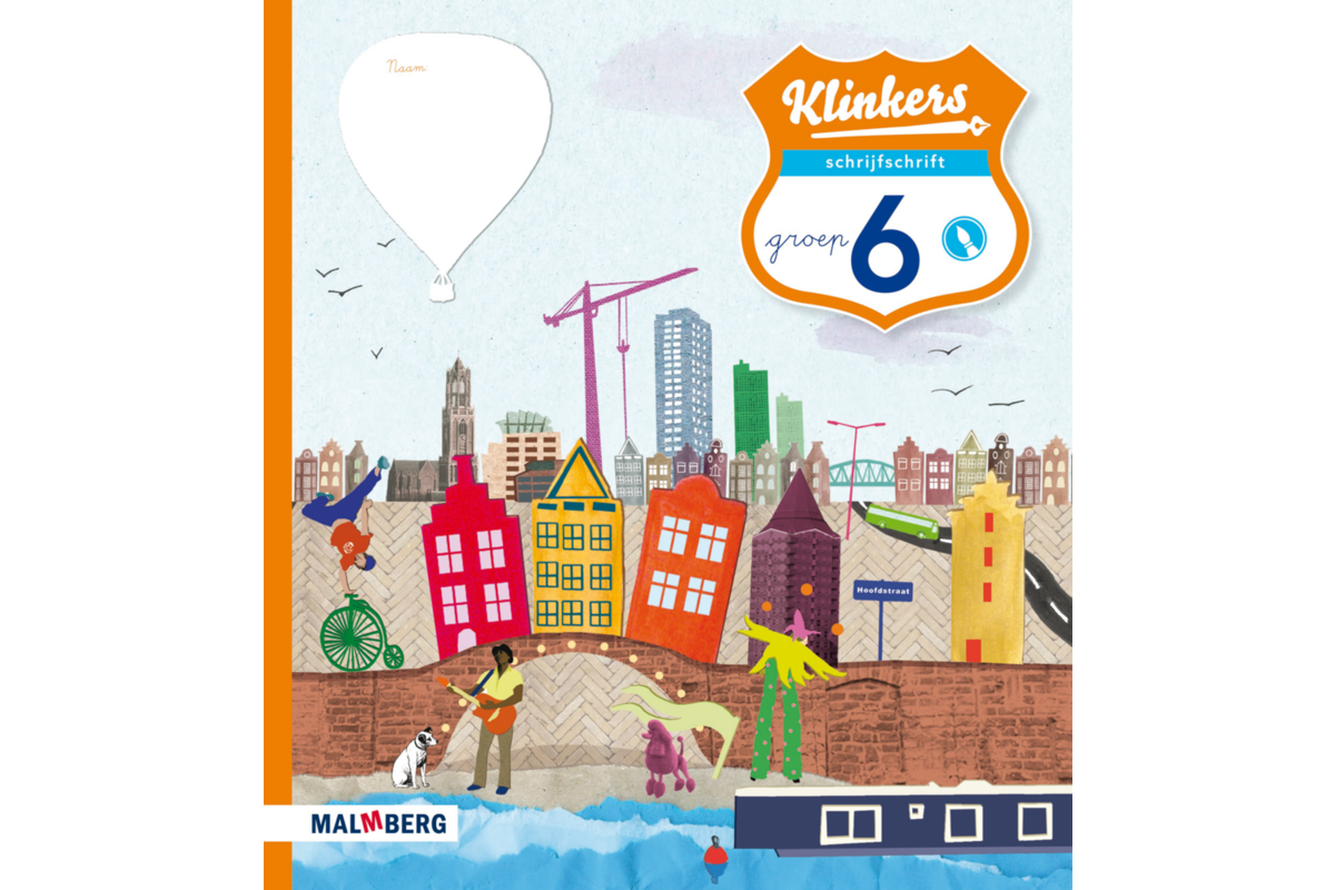 Klinkers verbonden schrift schrijfschrift  groep 6 (5 stuks)