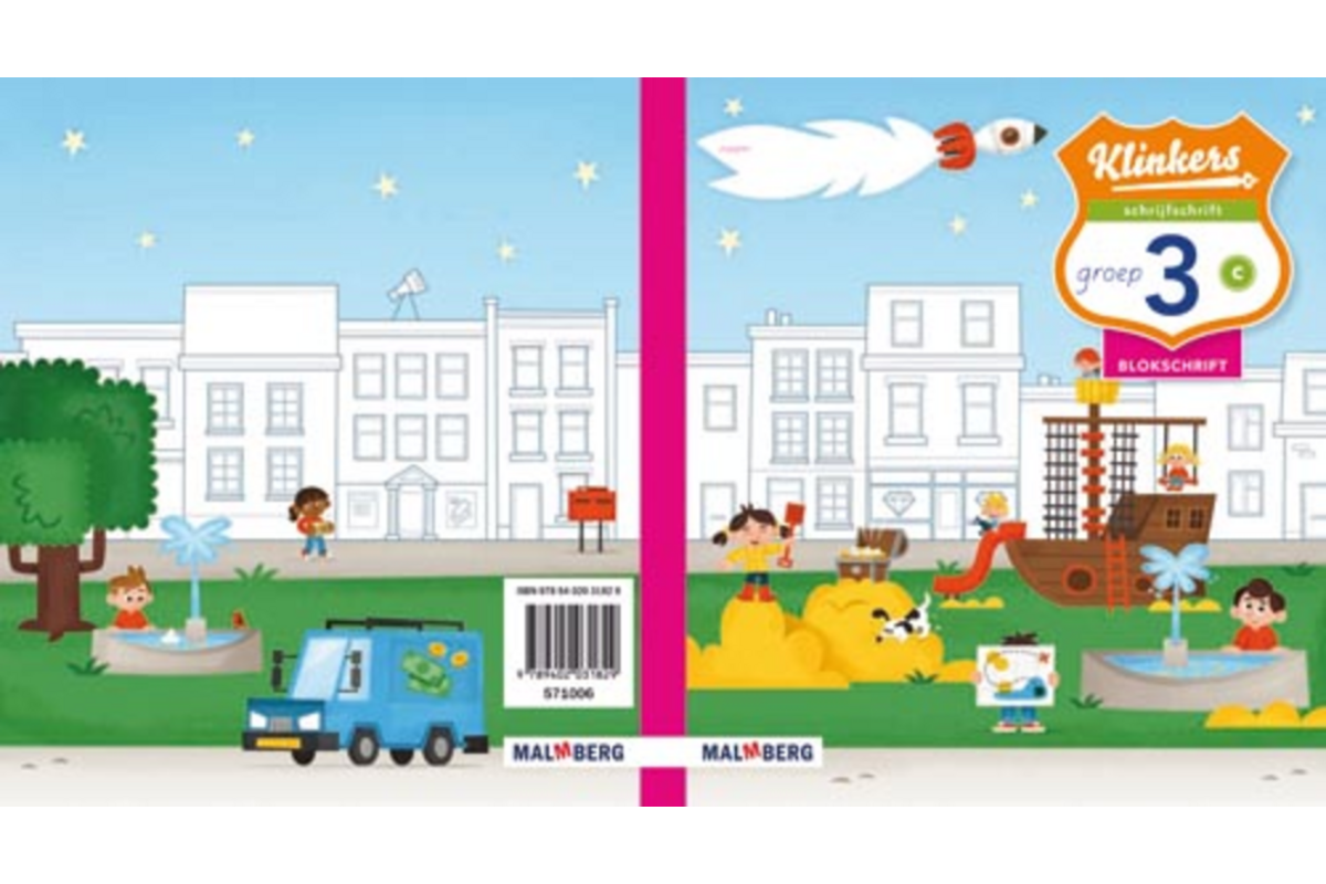 Klinkers blokschrift schrijfschrift C groep 3 (5 stuks)