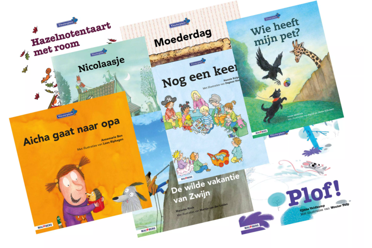 Kleuterplein 2 groep 1-2 prentenboekenset De seizoenen