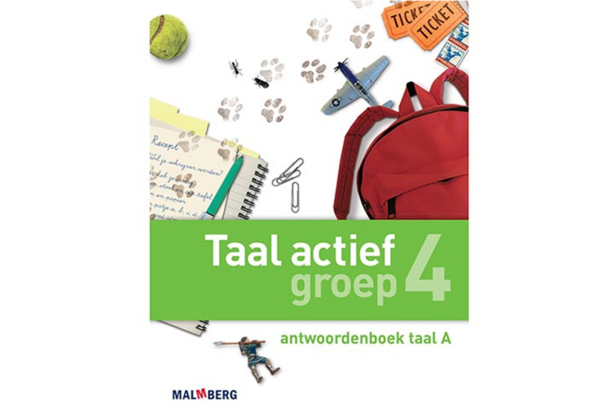 Taal actief 4 taal groep 4 antwoordenboek A