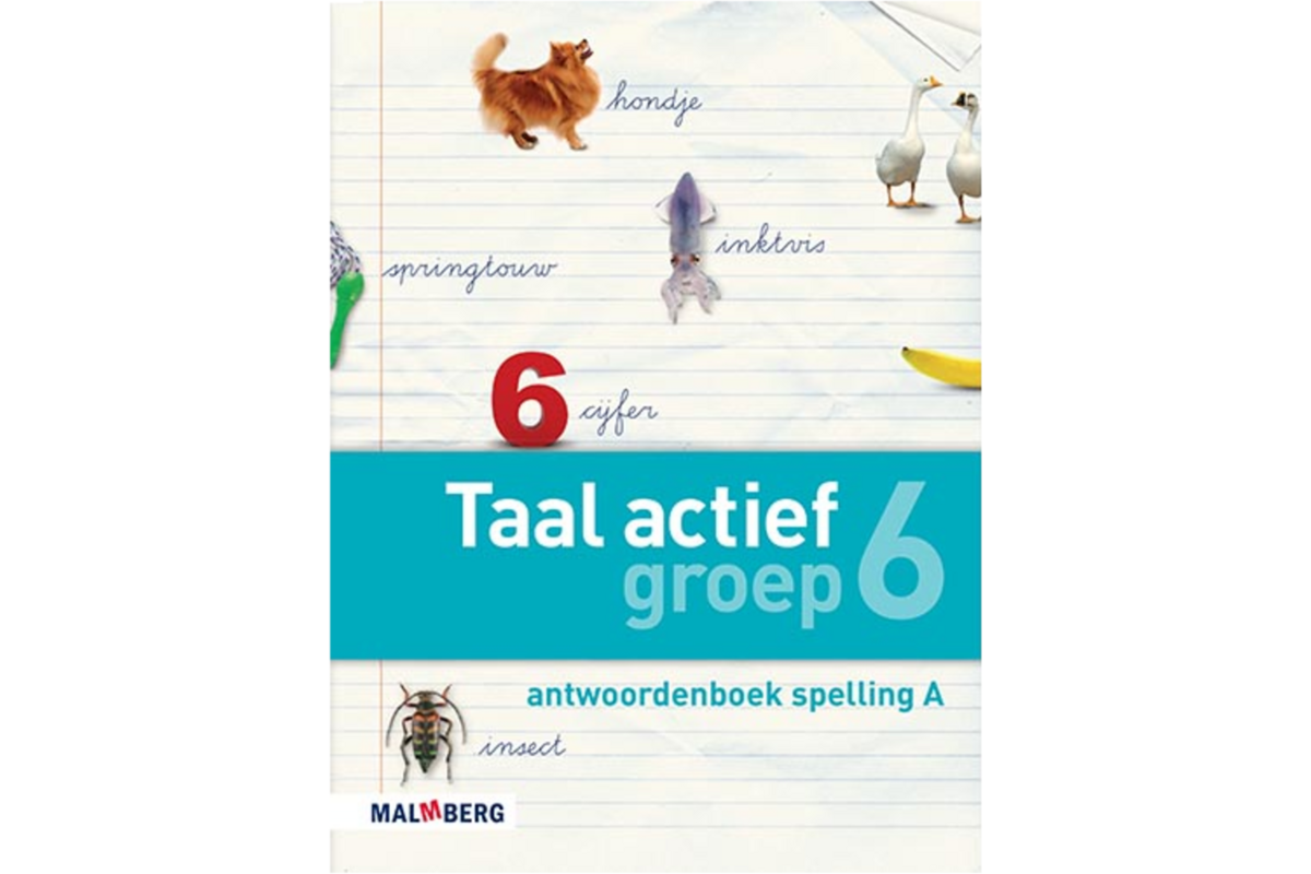 Taal actief 4 spelling groep 6 antwoordenboek A