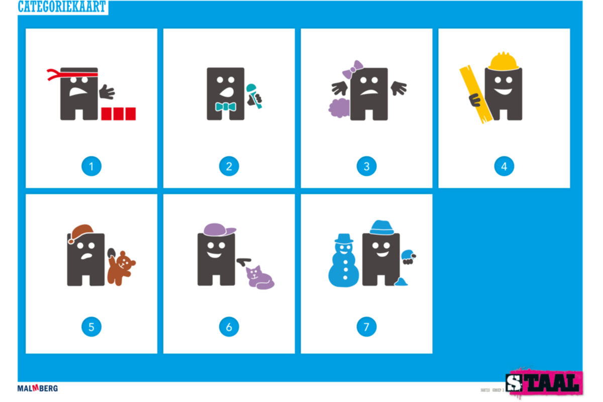 Staal spelling groep 3 posterset