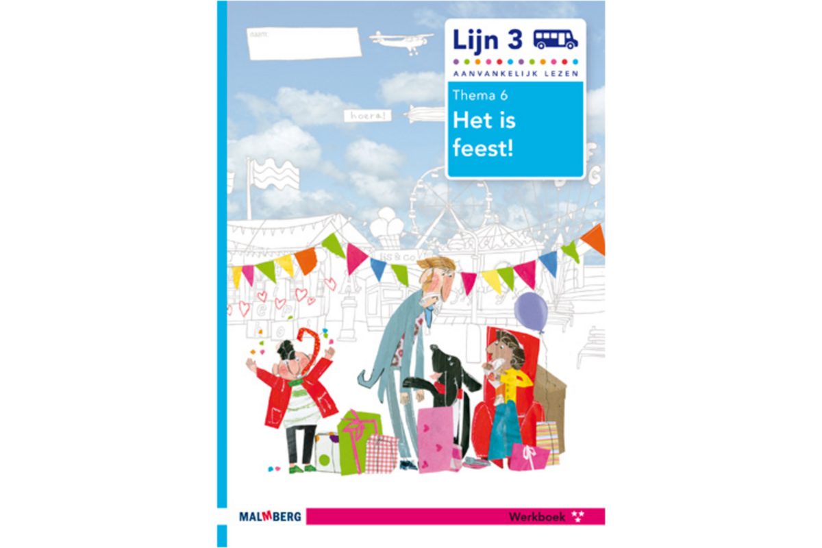 Lijn 3 werkboek 3-ster thema 6 Het is feest (5 stuks)