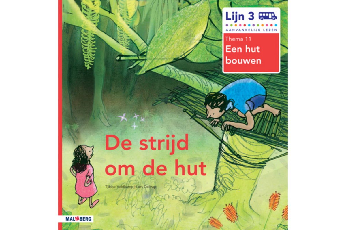 Lijn 3 prentenboek thema 11 Een hut bouwen