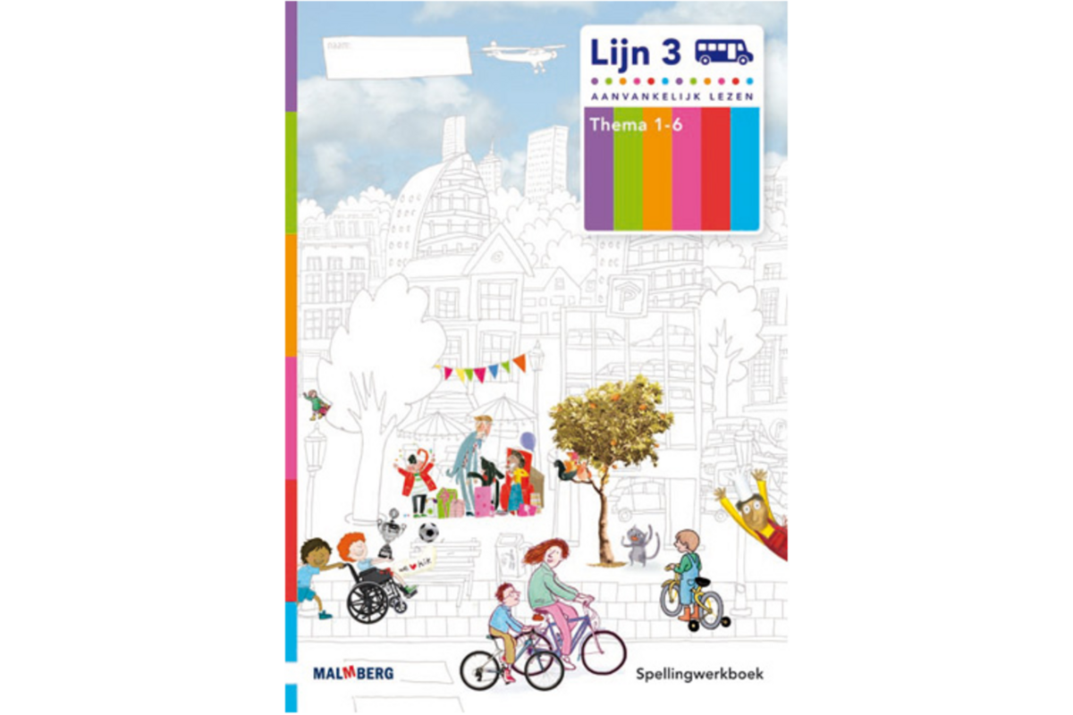 Lijn 3 spellingwerkboek thema 1-6 (5 stuks)