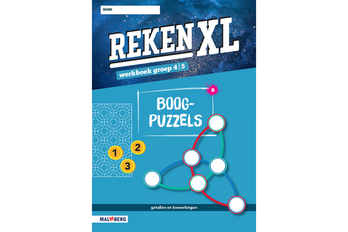 RekenXL leerwerkboek Boogpuzzels/Cirkelsterren groep 4/5 B (5 stuks)
