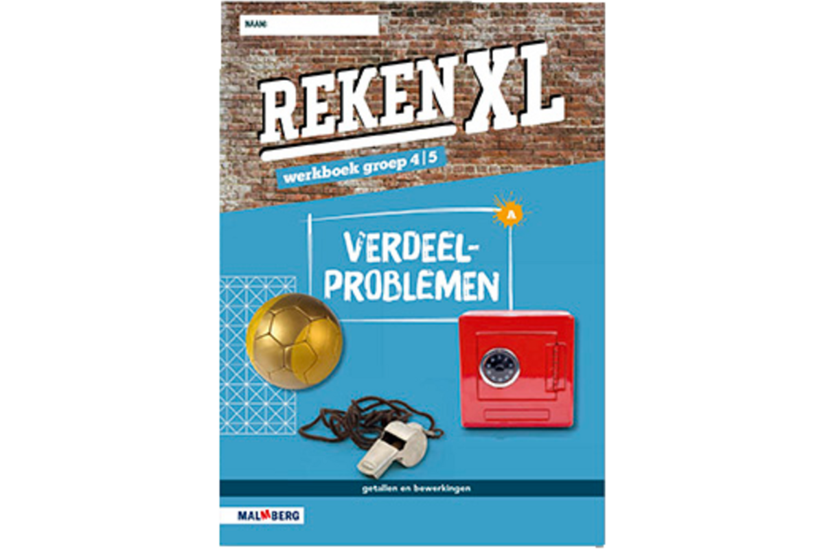 RekenXL leerwerkboek Verdeelproblemen/Munten wegen groep 4/5 A (5 stuks)