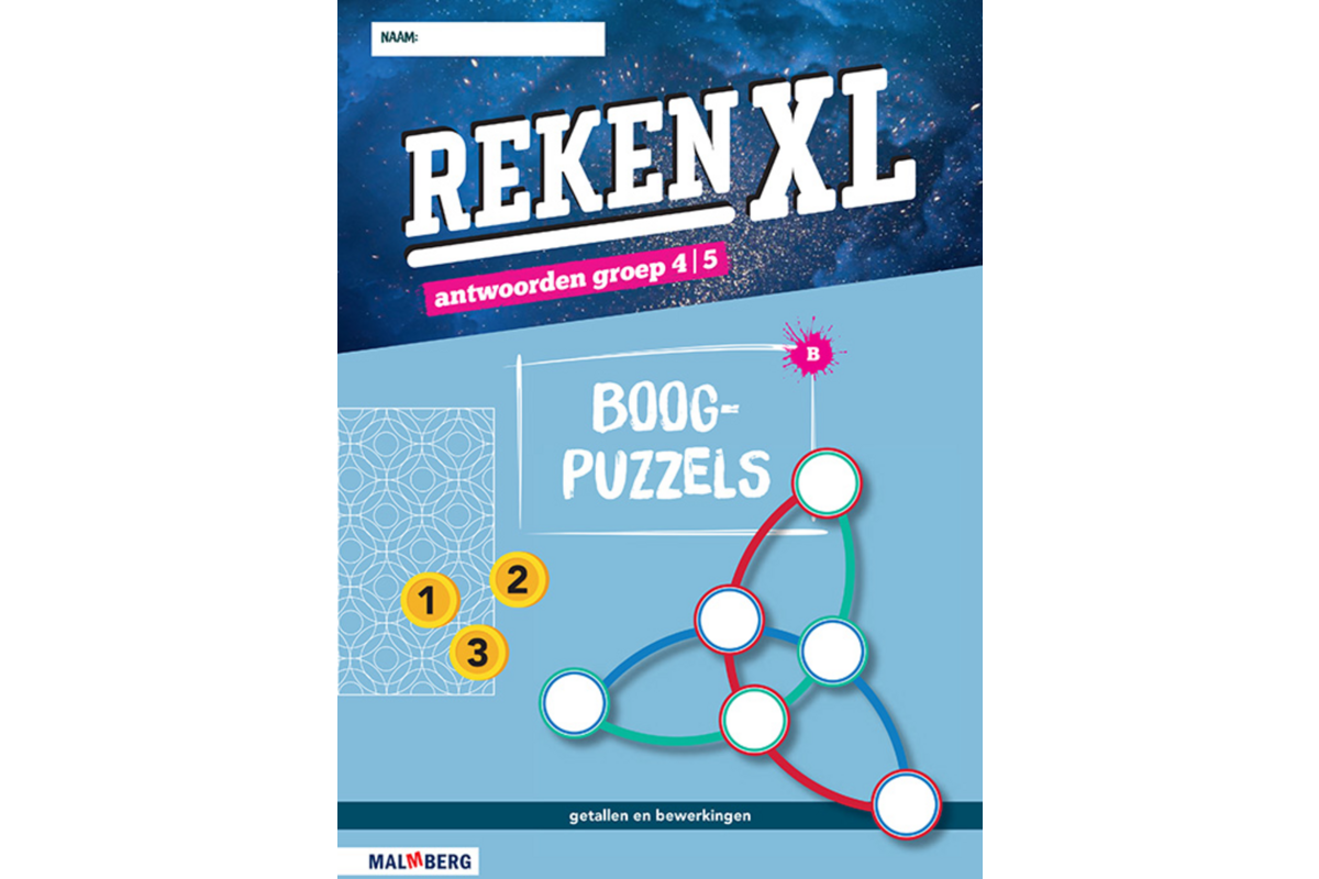RekenXL antwoordenboek Boogpuzzels/Cirkelsterren groep 4/5 B
