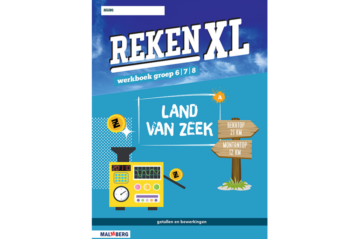 RekenXL leerwerkboek Land van Zeek/Tekenen is vertellen groep 6/7/8 A (5 stuks)