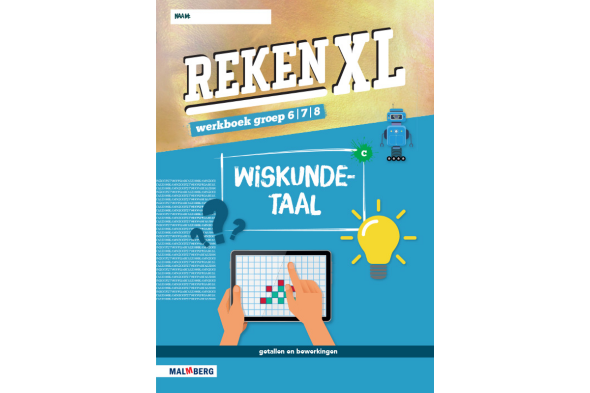 RekenXL leerwerkboek Wiskundetaal/Symmetrie groep 6/7/8 C (5 stuks)