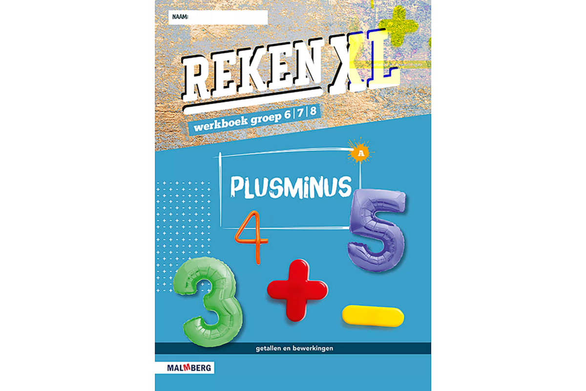 RekenXL leerwerkboek Plusminus/Klokken groep 6/7/8 A (5 stuks)