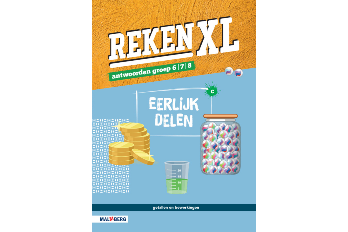 RekenXL antwoordenboek Eerlijk delen/Wat is dit voor spel? groep 6/7/8 C