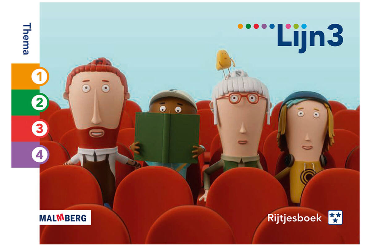 Lijn 3 (editie 2) Rijtjesboek Thema 1-4 - 3-ster