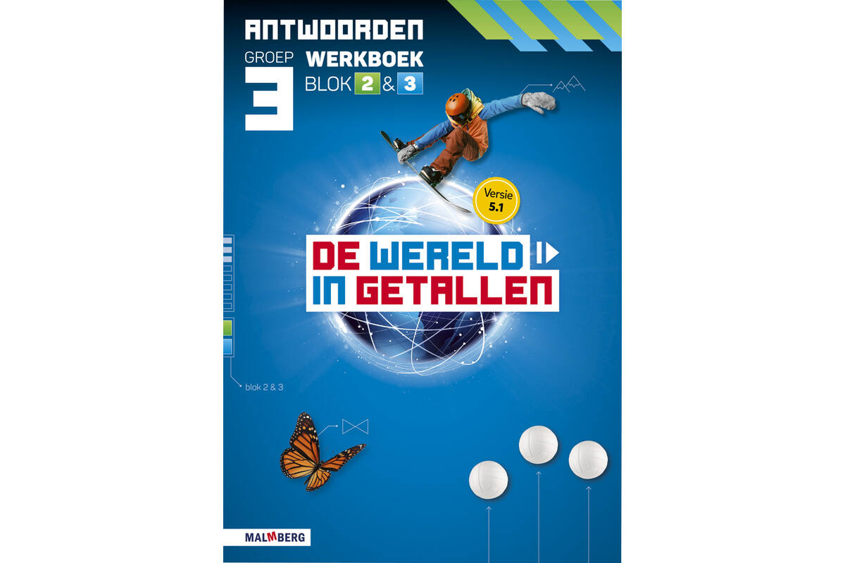 De wereld in getallen 5.1 groep 3 antwoordenboek werkboek blok 2 en 3