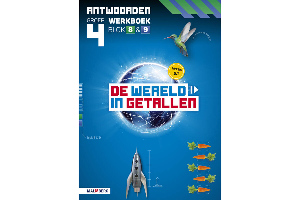 De wereld in getallen 5.1 groep 4 antwoordenboek werkboek blok 8 en 9