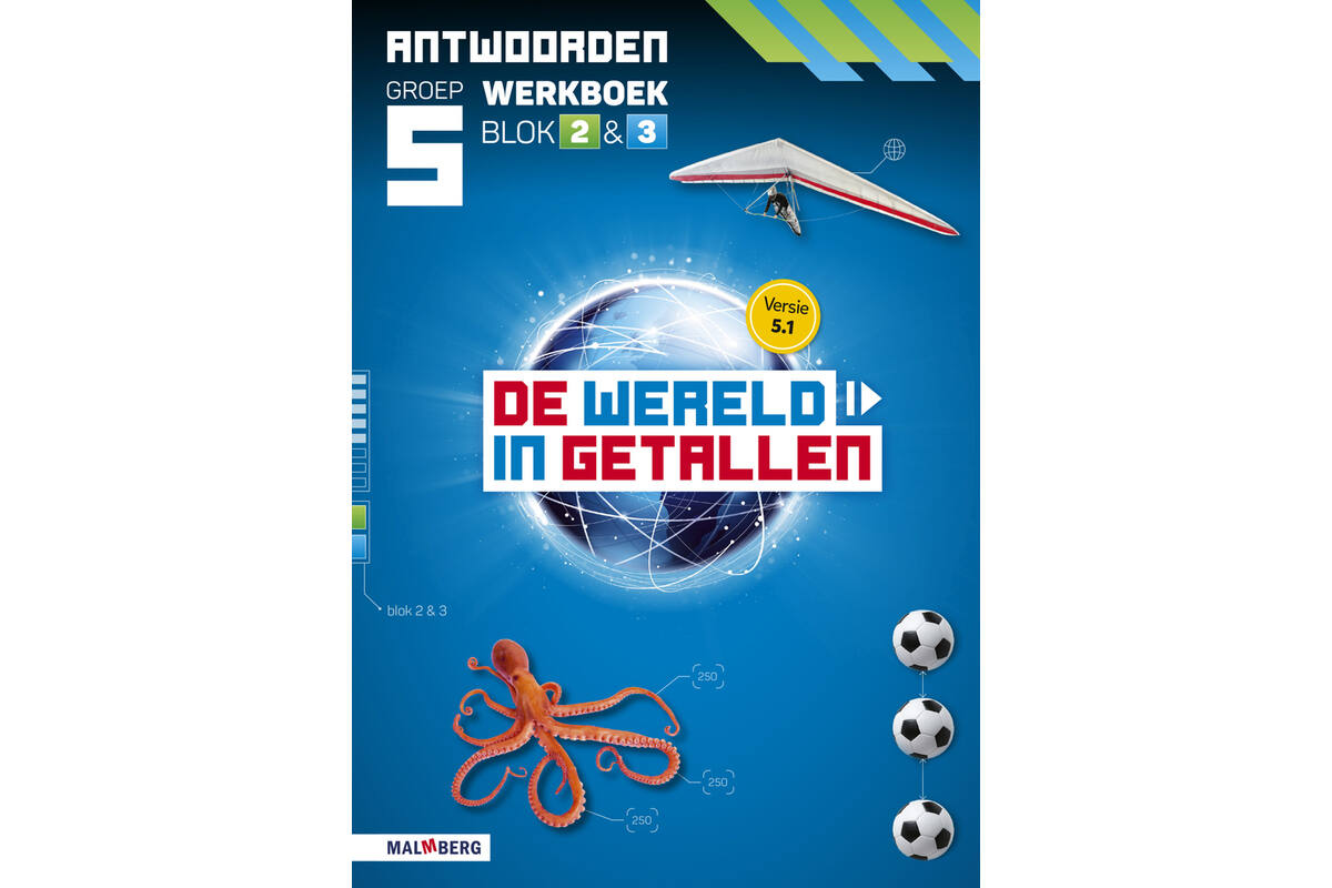 De wereld in getallen 5.1 groep 5 antwoordenboek werkboek blok 2 en 3