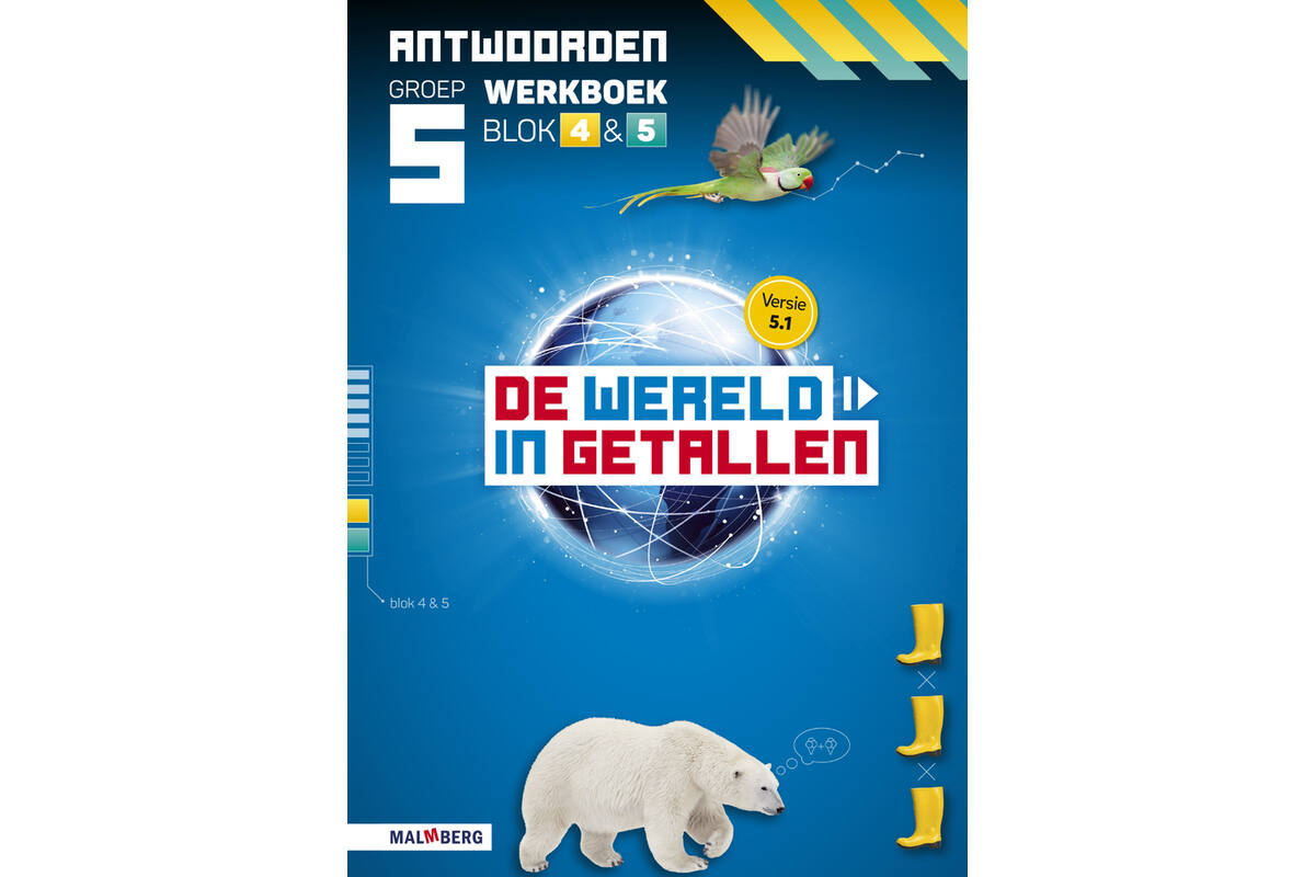De wereld in getallen 5.1 groep 5 antwoordenboek werkboek blok 4 en 5