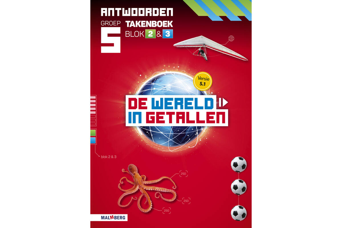 De wereld in getallen 5.1 groep 5 antwoordenboek taken blok 2 en 3
