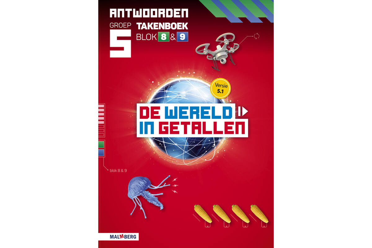 De wereld in getallen 5.1 groep 5 antwoordenboek taken blok 8 en 9
