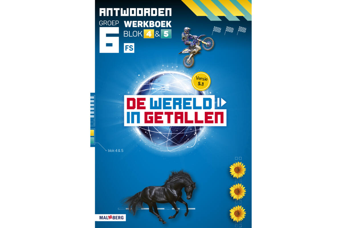 De wereld in getallen 5.1 groep 6 antwoordenboek werkboek blok 4 en 5 - FS