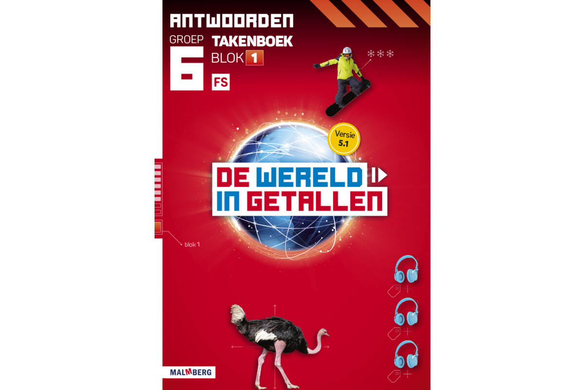 De wereld in getallen 5.1 groep 6 antwoordenboek taken blok 1 - FS