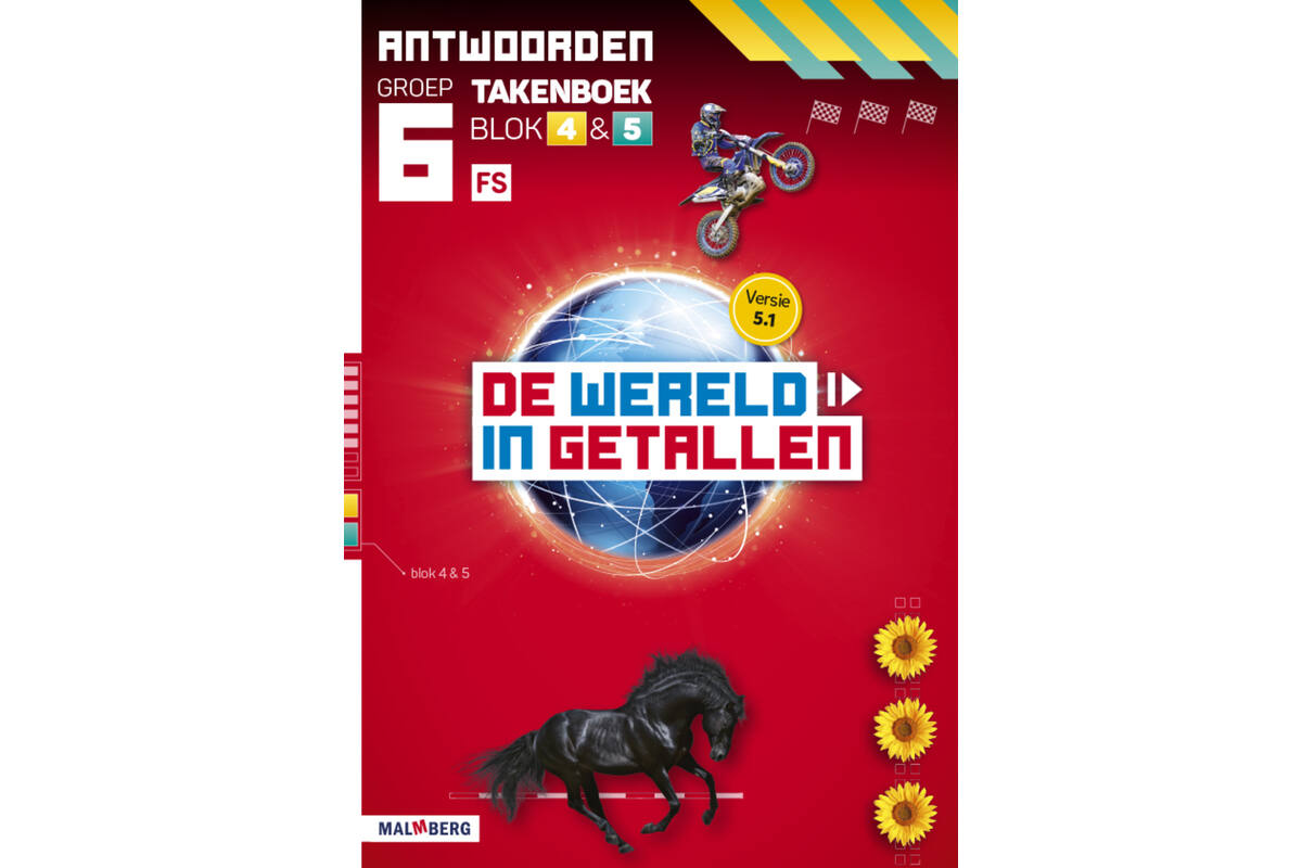 De wereld in getallen 5.1 groep 6 antwoordenboek taken blok 4 en 5 - FS