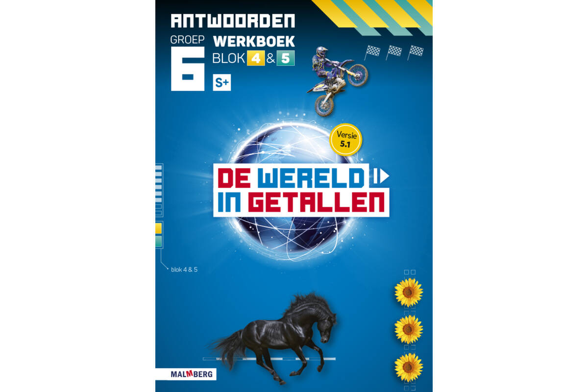 De wereld in getallen 5.1 groep 6 antwoordenboek werkboek blok 4 en 5 - S+