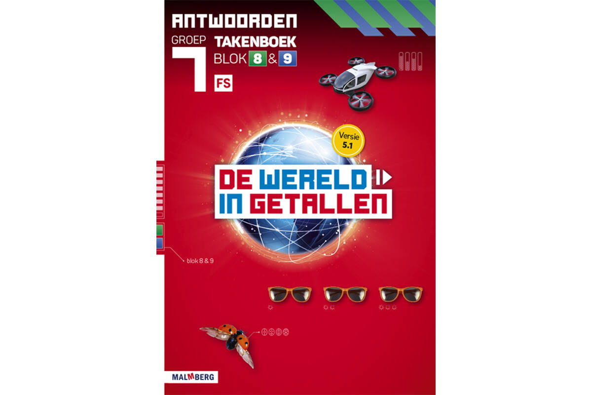 De wereld in getallen 5.1 groep 7 antwoordenboek taken blok 8 en 9 - FS