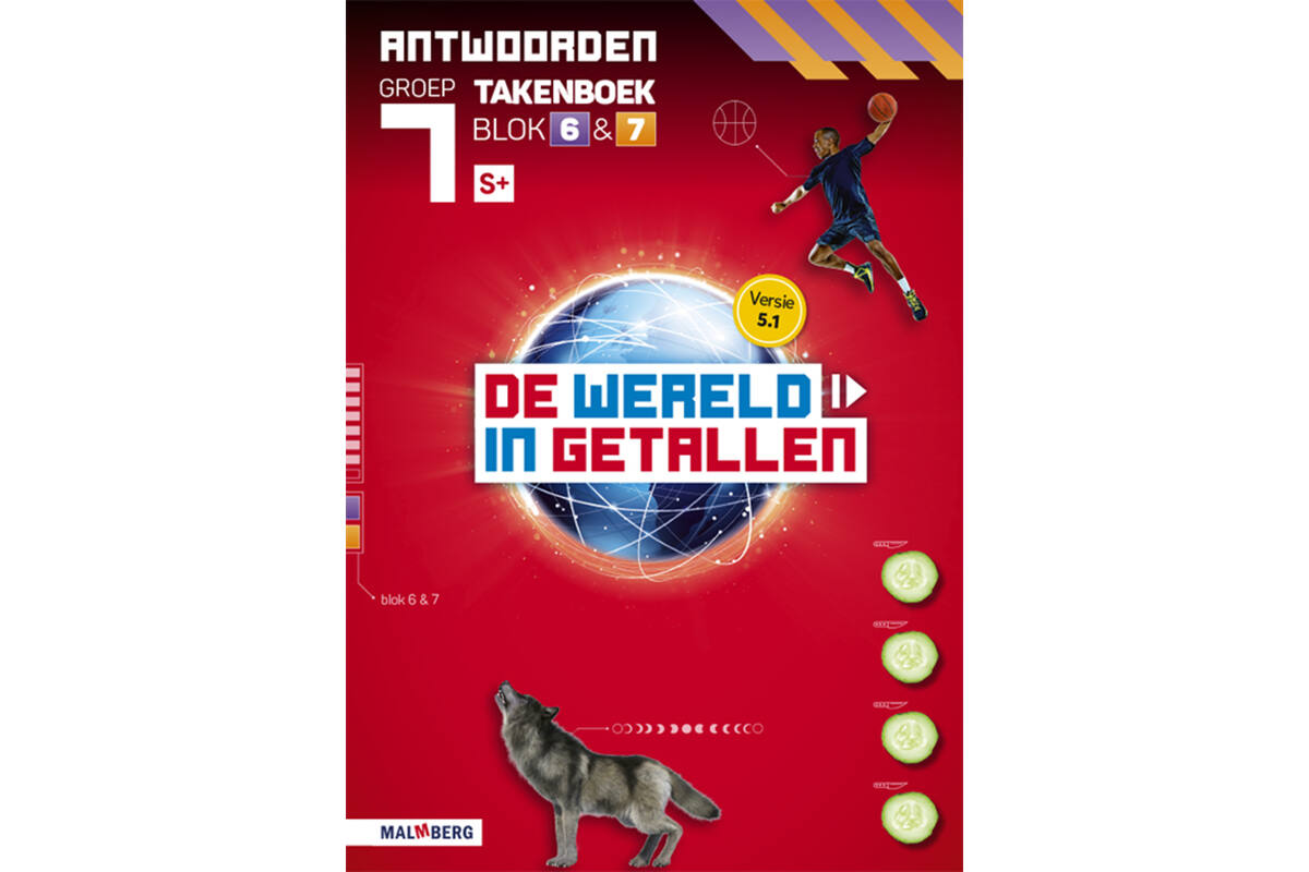 De wereld in getallen 5.1 groep 7 antwoordenboek taken blok 6 en 7 - S+