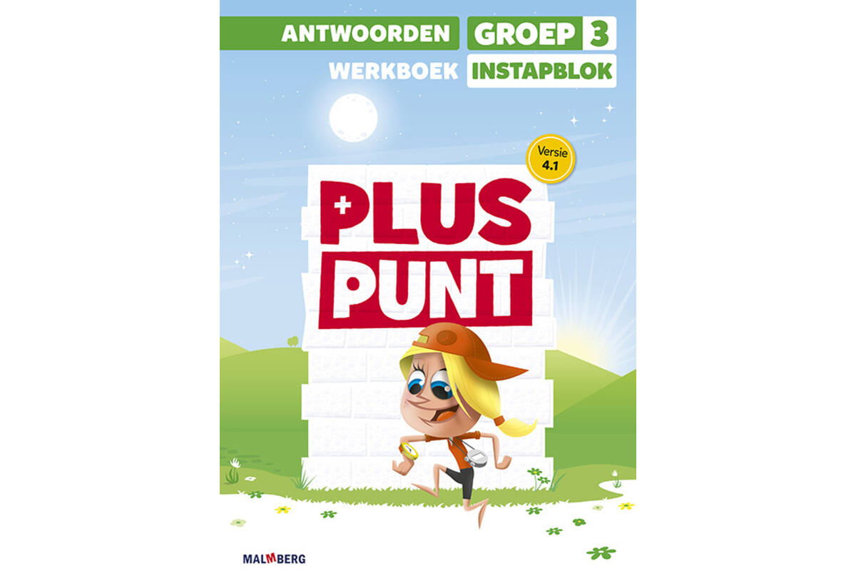 Pluspunt 4.1 groep 3 antwoordenboek werkboek instapblok