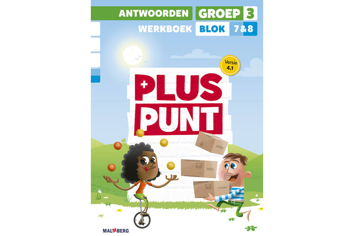 Pluspunt 4.1 groep 3 antwoordenboek werkboek blok 7 en 8