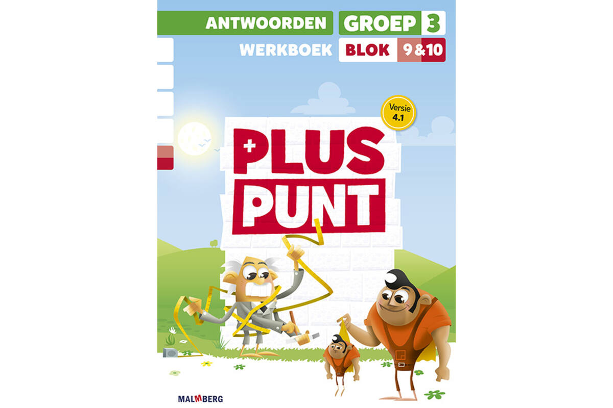 Pluspunt 4.1 groep 3 antwoordenboek werkboek blok 9 en 10