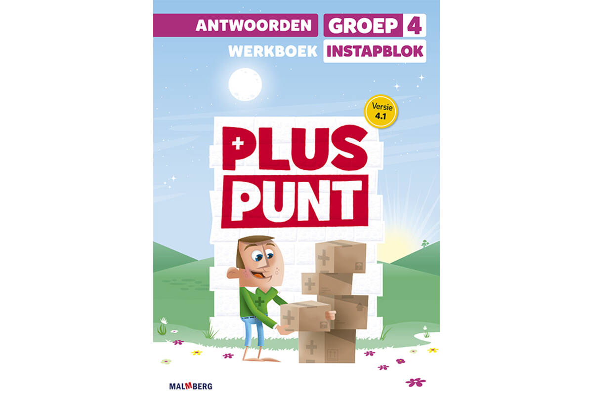 Pluspunt 4.1 groep 4 antwoordenboek werkboek instapblok