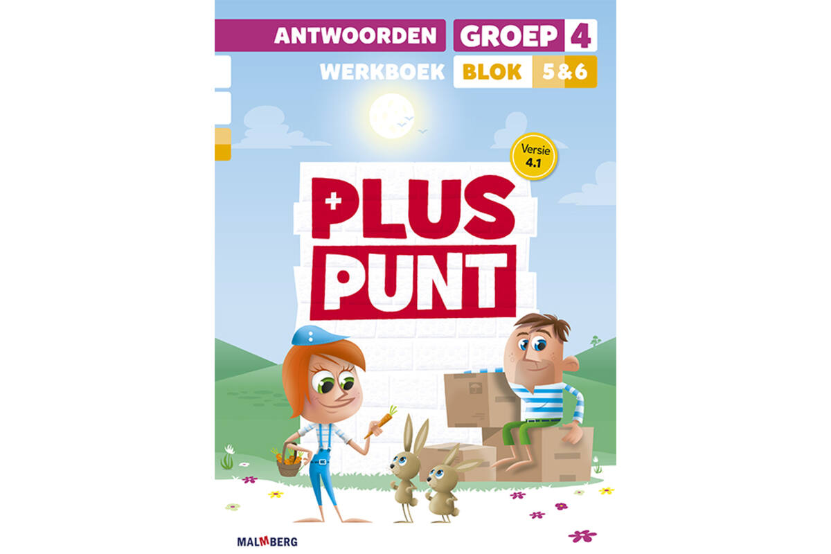 Pluspunt 4.1 groep 4 antwoordenboek werkboek blok 5 en 6
