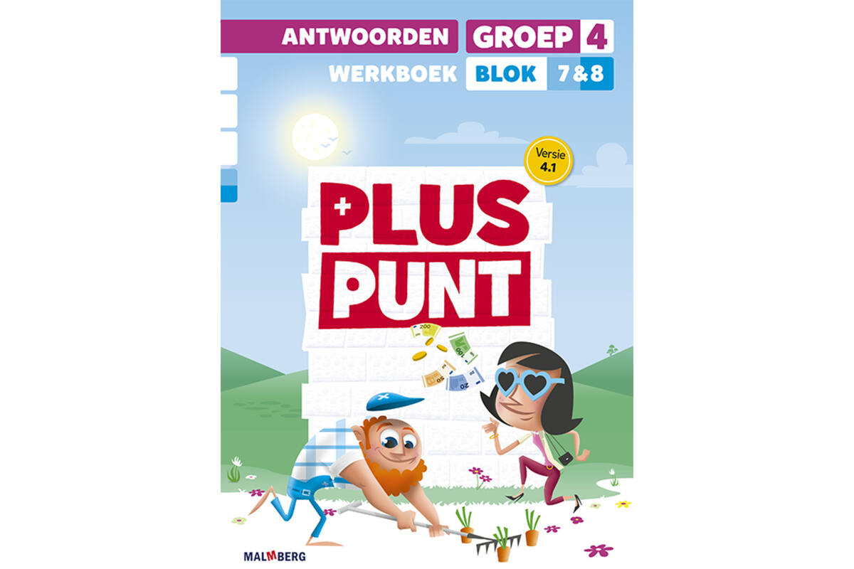 Pluspunt 4.1 groep 4 antwoordenboek werkboek blok 7 en 8