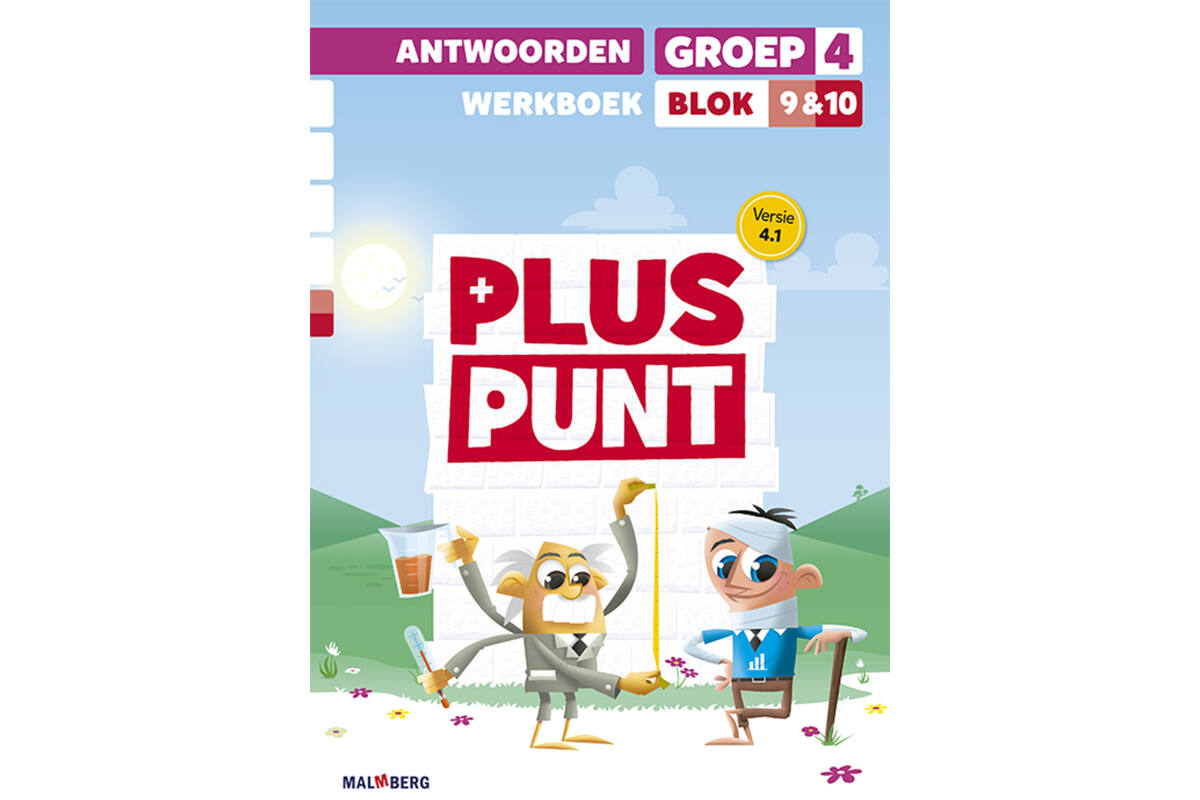 Pluspunt 4.1 groep 4 antwoordenboek werkboek blok 9 en 10