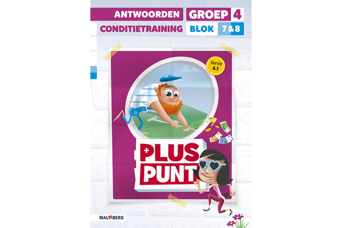 Pluspunt 4.1 groep 4 antwoordenboek conditietrainer blok 7 en 8
