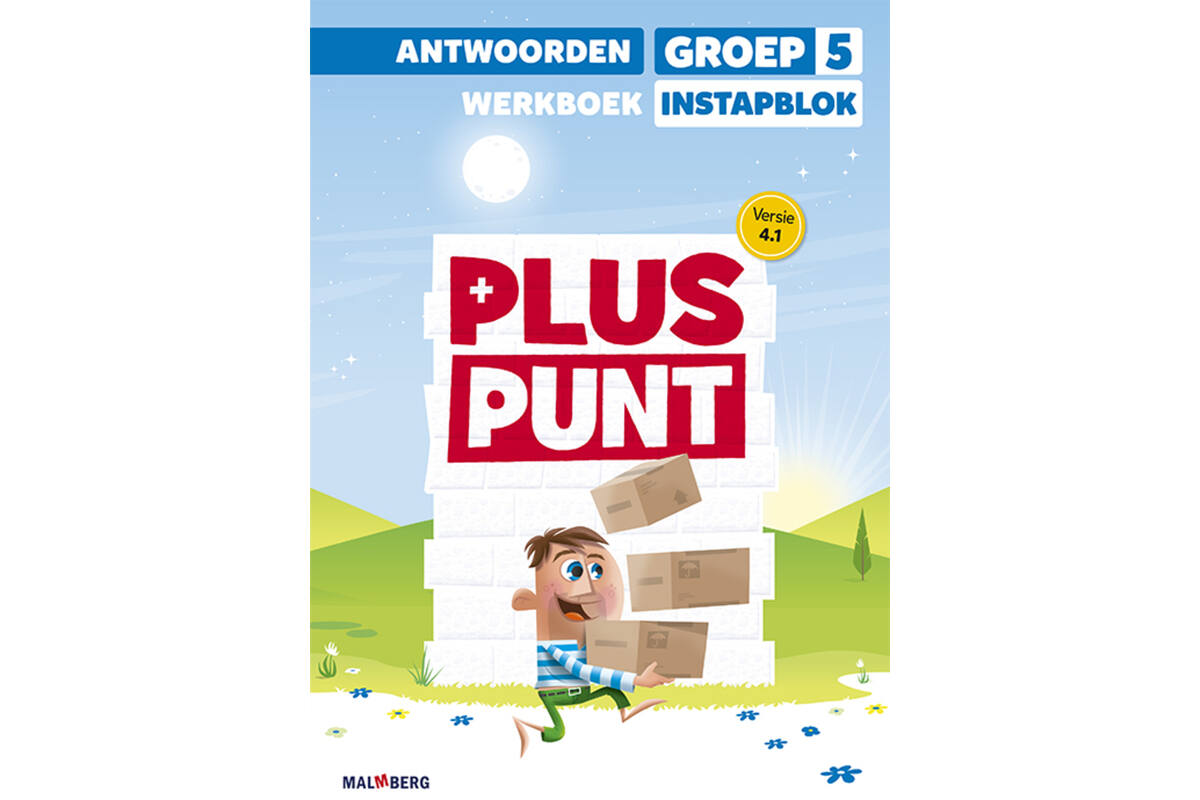 Pluspunt 4.1 groep 5 antwoordenboek werkboek instapblok