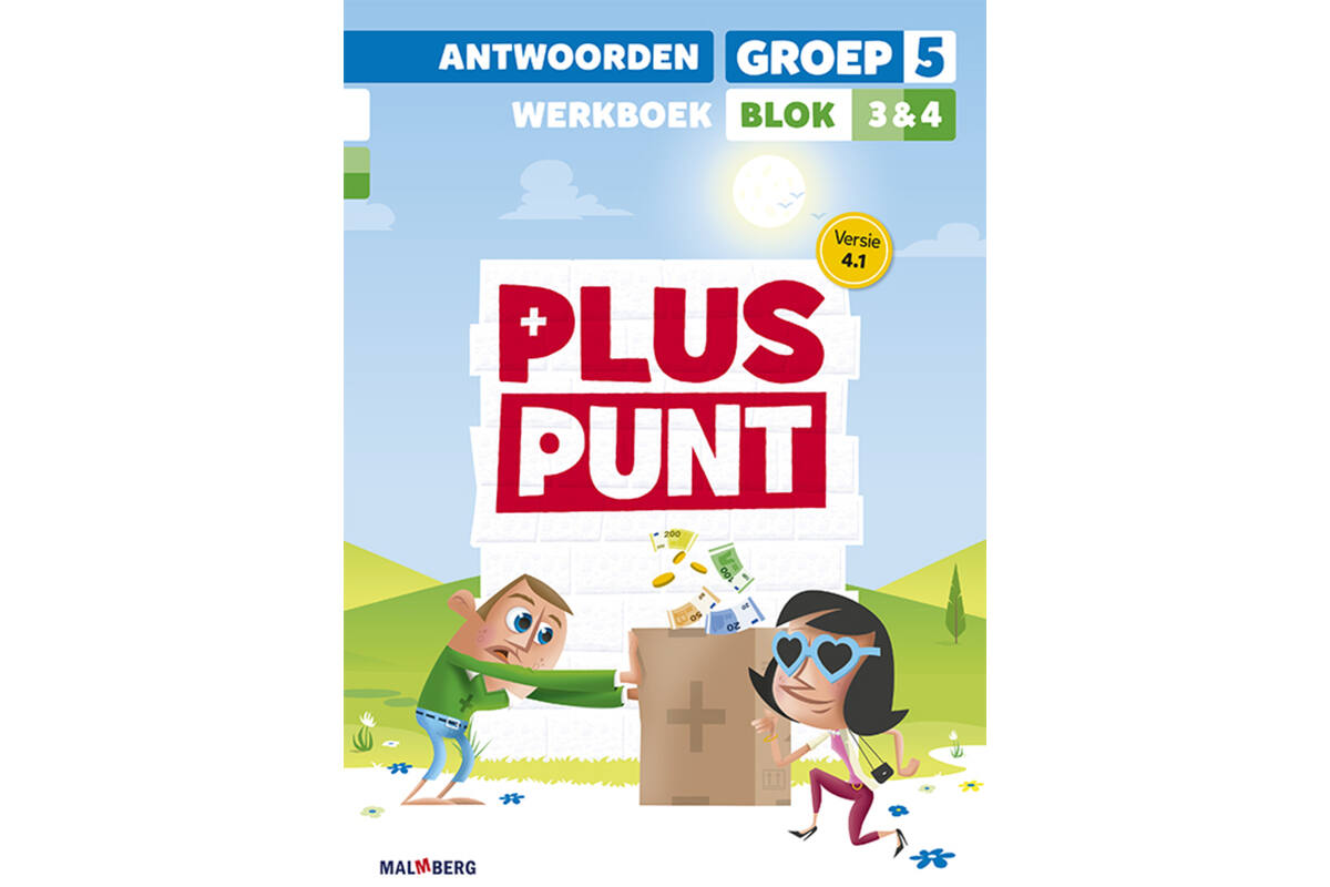 Pluspunt 4.1 groep 5 antwoordenboek werkboek blok 3 en 4