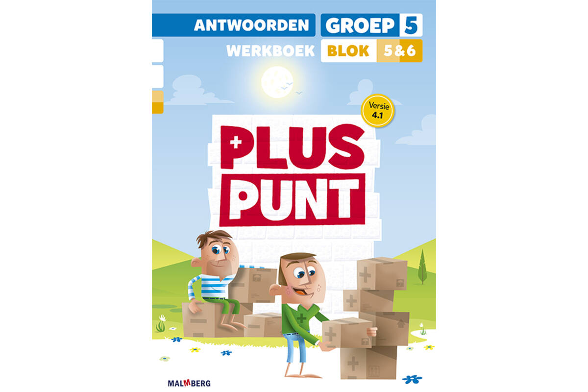Pluspunt 4.1 groep 5 antwoordenboek werkboek blok 5 en 6