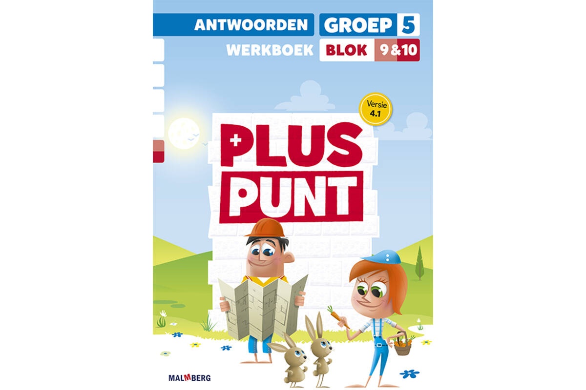 Pluspunt 4.1 groep 5 antwoordenboek werkboek blok 9 en 10